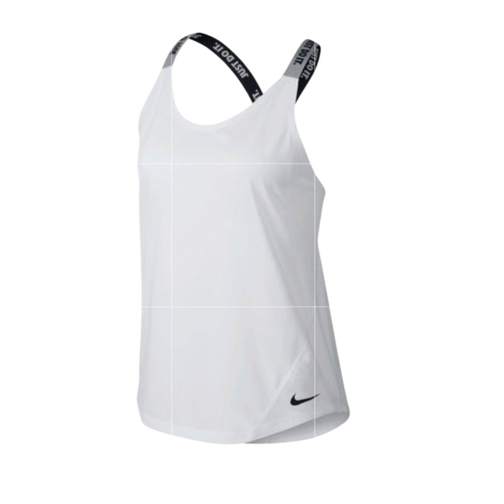 Nike Dri-Fit Elastika Training Tank Top White & Black - Medium *FAST SHIPPING*